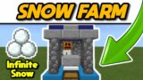 Minecraft Snow Farm Tutorial #Shorts