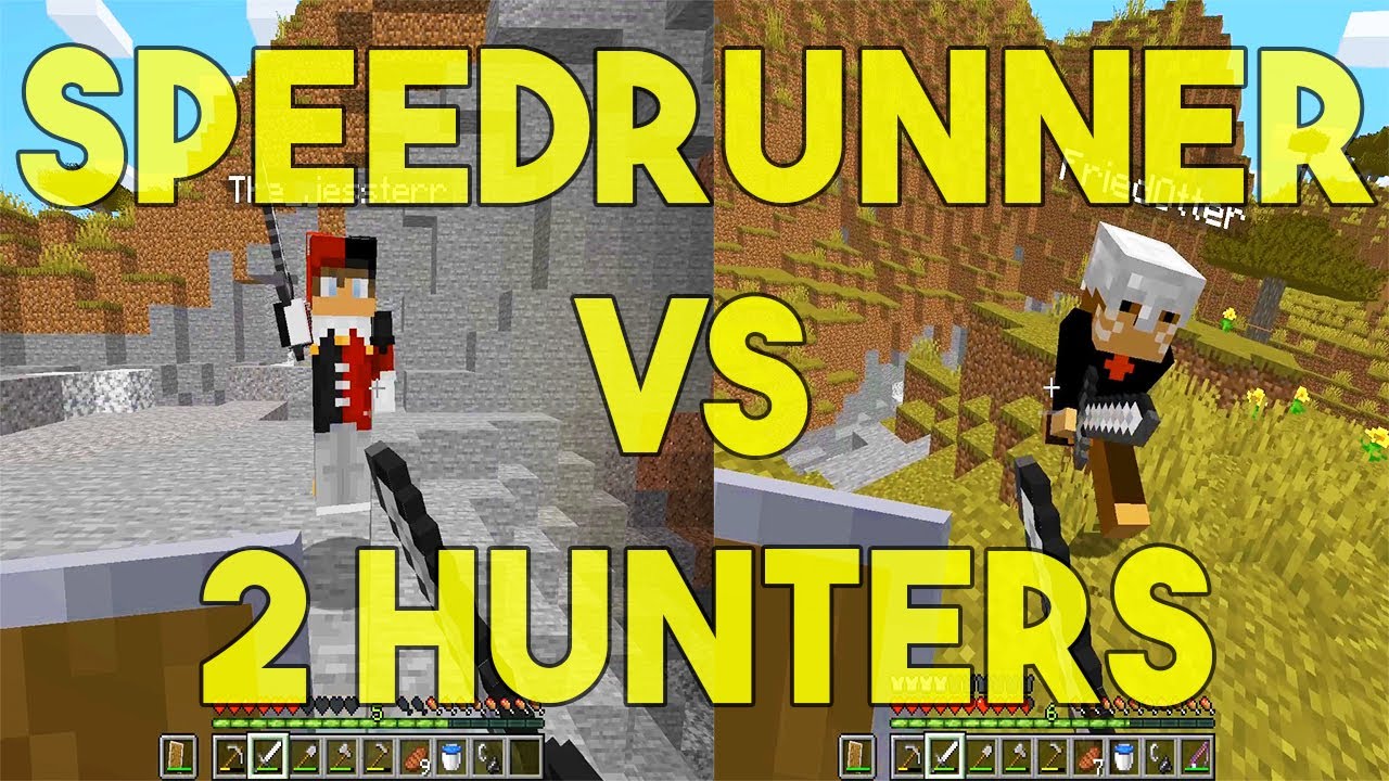 Minecraft Speedrunner Vs 2 Hunters CONTINUED (Manhunt) - Minecraft Videos