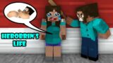 Monster School : Herobrin's Life WIth His Mother – sad minecraft animation