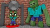 Monster School: Poor Baby Zombie Life  (Sad story but happy ending)- Minecraft Animation