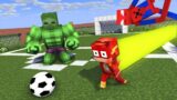 Monster School : SUPERHERO FOOTBALL FIFA 21 CHALLENGE NEW EPISODE – Minecraft Animation