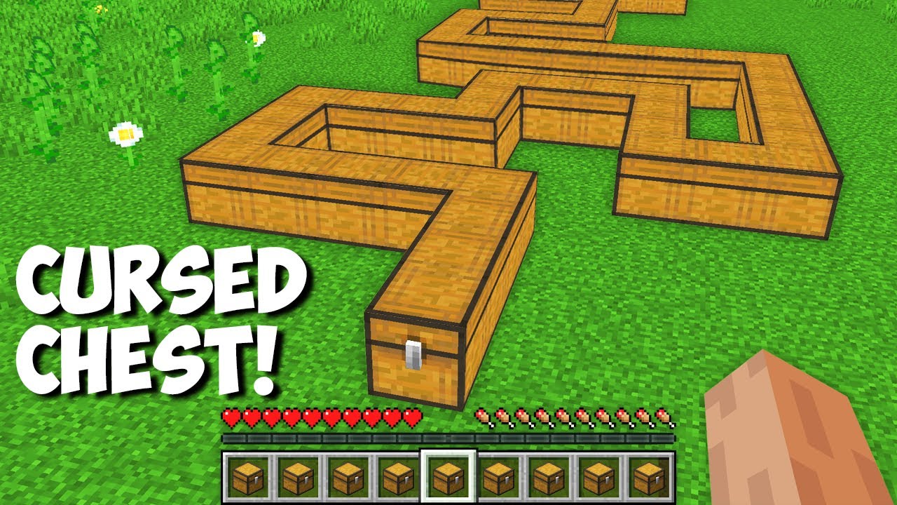 Never OPEN this CURSED CHEST in Minecraft ! What inside this STRANGEST