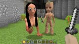 OMG this is REAL MOMO vs GROOT in MINECRAFT
