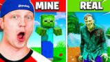Reacting To Minecraft BUT In REAL LIFE!
