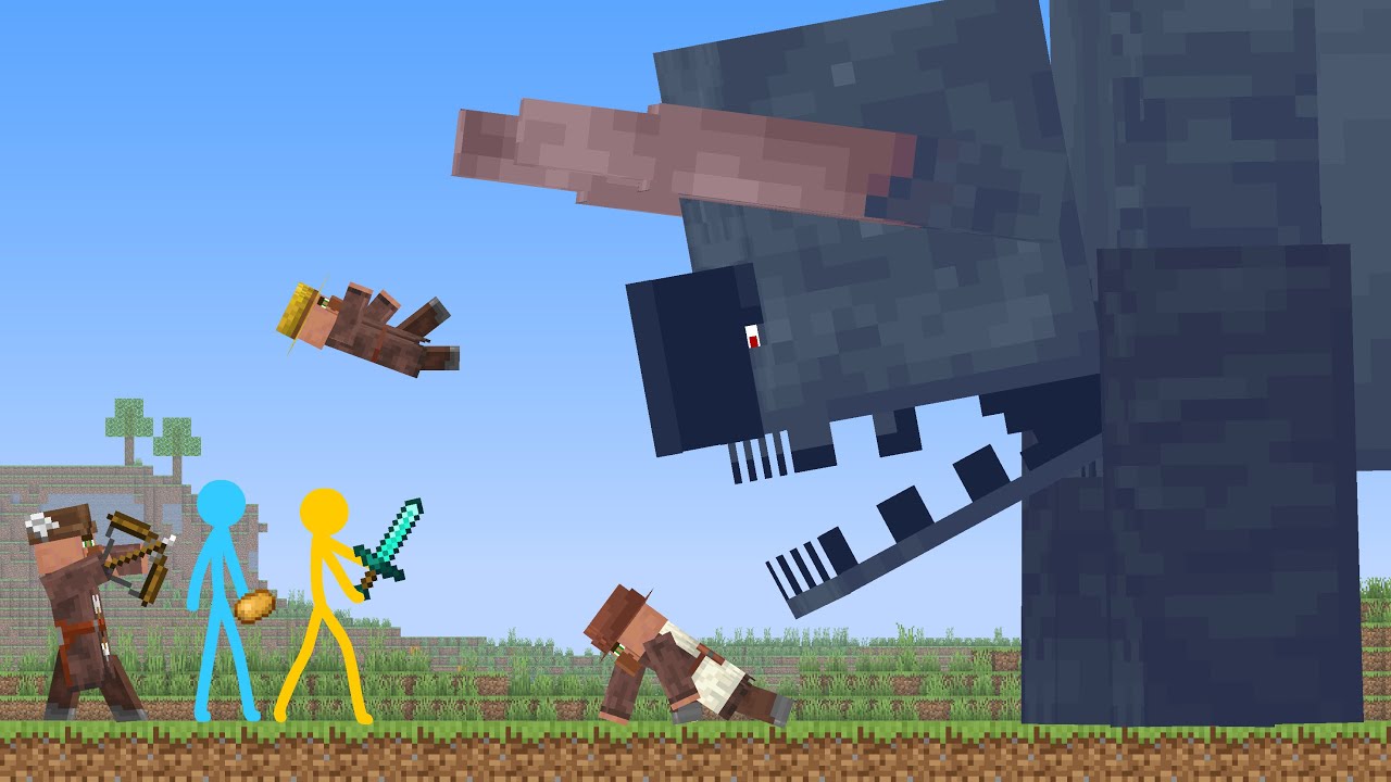 Titan Ravager - Animation vs. Minecraft Shorts Ep 23 - Minecraft videos