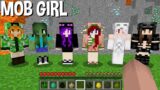 WHAT if MOBS was GIRL and NEW SECRET MOB in Minecraft ???