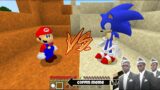 Who will Win – Super Mario or Sonic – Coffin Meme Minecraft