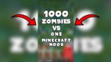 1000 Zombies VS 1 Minecraft Noob! Pt.1