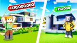BUILDING MODERN HOUSE TO GET DIAMONDS FROM LOGGY | MINECRAFT