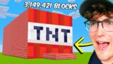 Blowing Up 3,149,421 TNT To Break a Minecraft Record