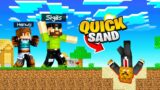 Building a QUICKSAND TRAP in Camp Minecraft