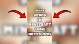 Crab Rave in Minecraft Using Noteblocks Pt.1!!