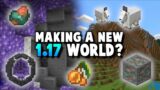 DON'T MAKE A NEW WORLD For Minecraft 1.17