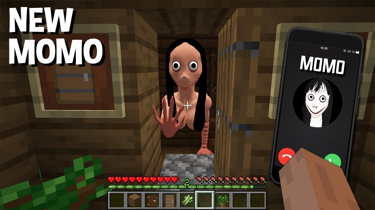 DON'T OPEN to MOMO (Part 2) in MINECRAFT By SCOOBY CRAFT - Minecraft videos