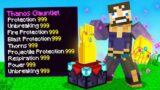 ENCHANTING LEVEL 999,999 Thanos GAUNTLET in Minecraft (Insane Craft)