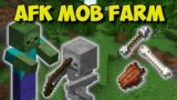 FULLY-AUTO MOB FARM TUTORIAL!!! – Easy AFK Mob Farm In Minecraft