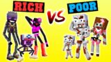 Family VS Family! Rich VS Poor – Sad Minecraft Animation