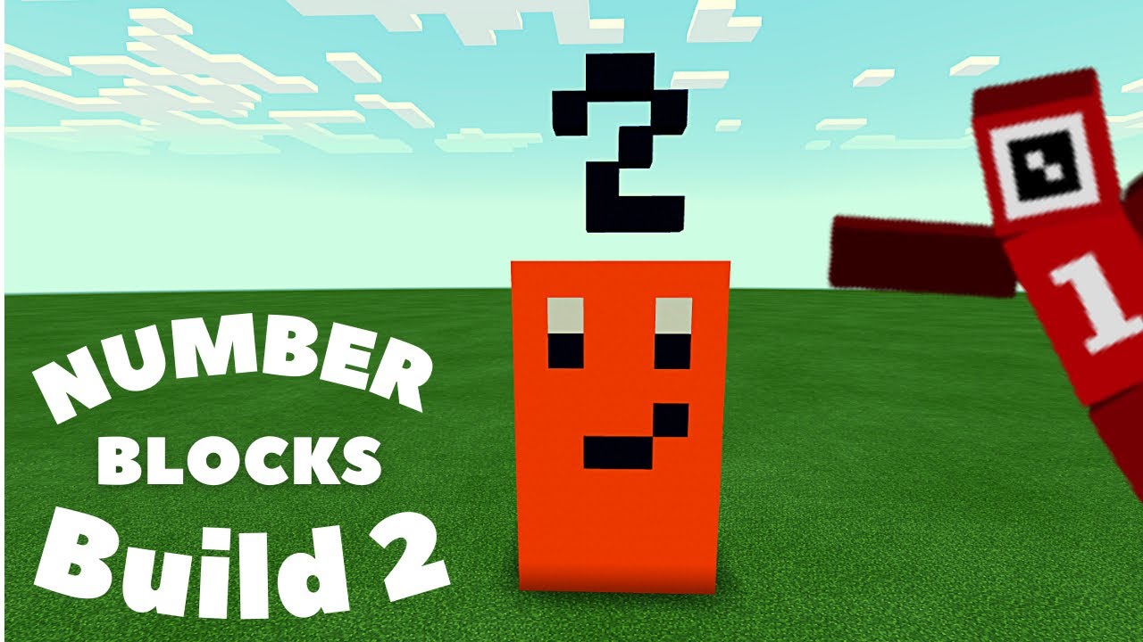 Giant Minecraft Numberblocks Build 2 Minecraft videos