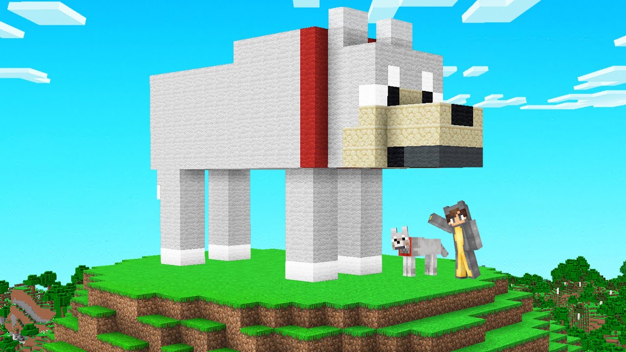 I Built A Giant Bork Statue In Bee Town Minecraft Minecraft Videos - bork roblox id