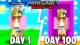 I Survived 100 DAYS as a TOY in Minecraft … Here's What Happened