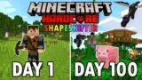 I Survived 100 Days as a SHAPESHIFTER in Hardcore Minecraft… Minecraft Hardcore 100 Days