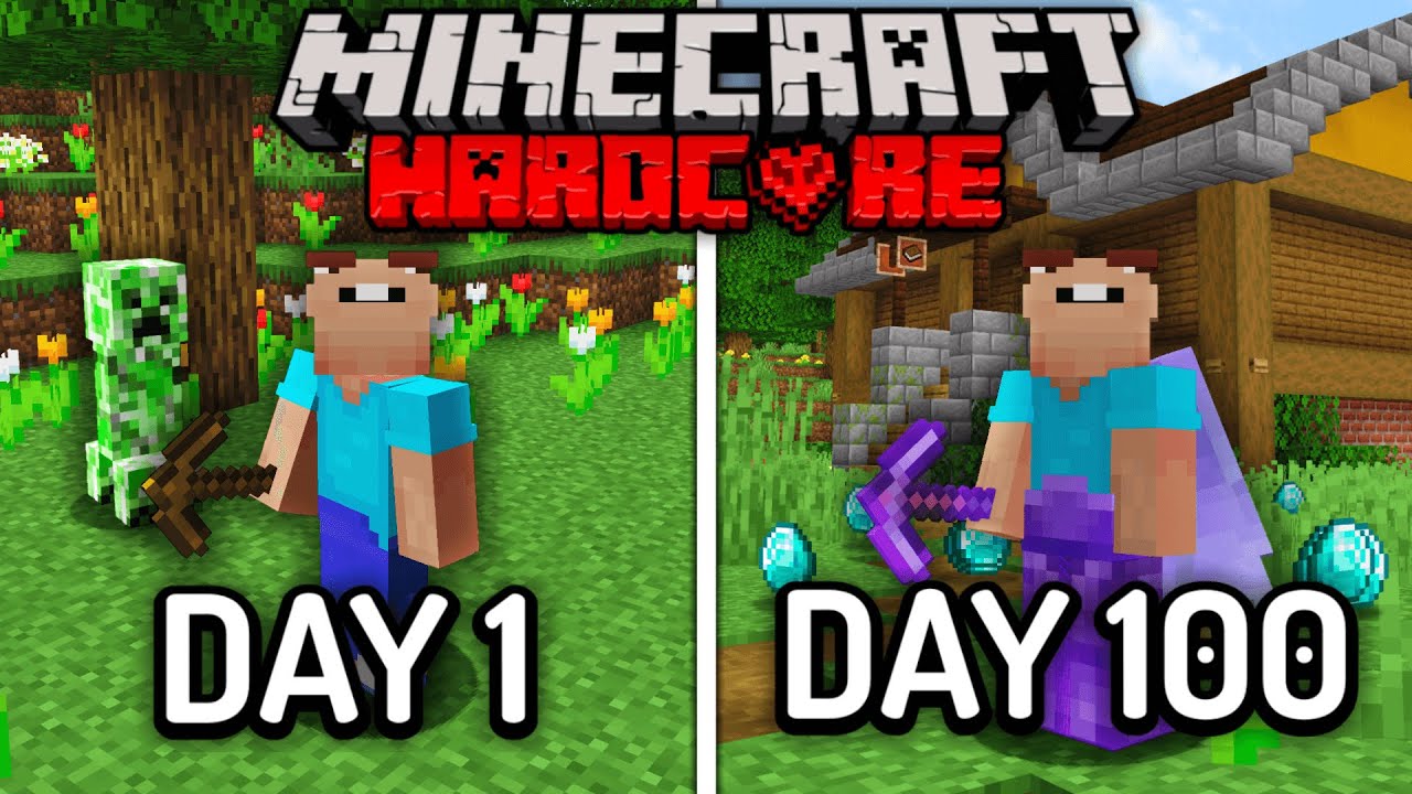 I Survived Days In Hardcore Minecraft Here S What Happened Minecraft Videos