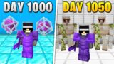 I Survived 1,050 Days in HARDCORE Minecraft…
