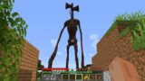 I Was Scared of the SirenHead v2 in Minecraft by Scooby Craft