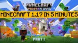 Minecraft 1.17 in 5 minutes…