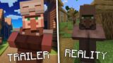 Minecraft 1.17 trailer vs reality