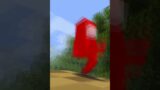 Minecraft Among us running to siren head #Shorts