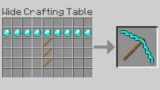 Minecraft, But Crafting Is Wide…