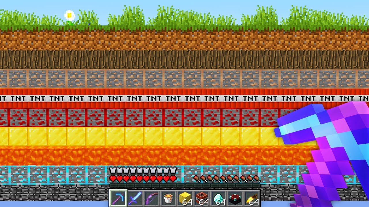 Minecraft, But The World Is In OP Layers... Minecraft videos