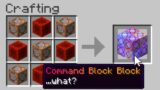 Minecraft, But There Are Custom Command Blocks…
