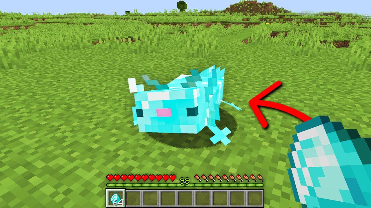 Minecraft But You Can Breed Axolotls From Any Item Minecraft Videos