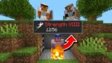 Minecraft Manhunt But Damage Increases Your Strength…