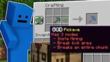 Minecraft Manhunt, But There's God Tools…