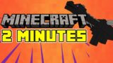 Minecraft, but I beat it in 2 minutes…
