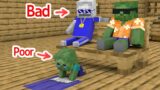 Monster School : Baby Zombie Boy and Bad Gangster – Minecraft Animation