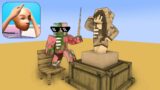 Monster School : SCULPT PEOPLE CHALLENGE – Minecraft Animation