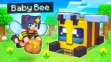 My Buzzing BABY BEE Base In Minecraft!