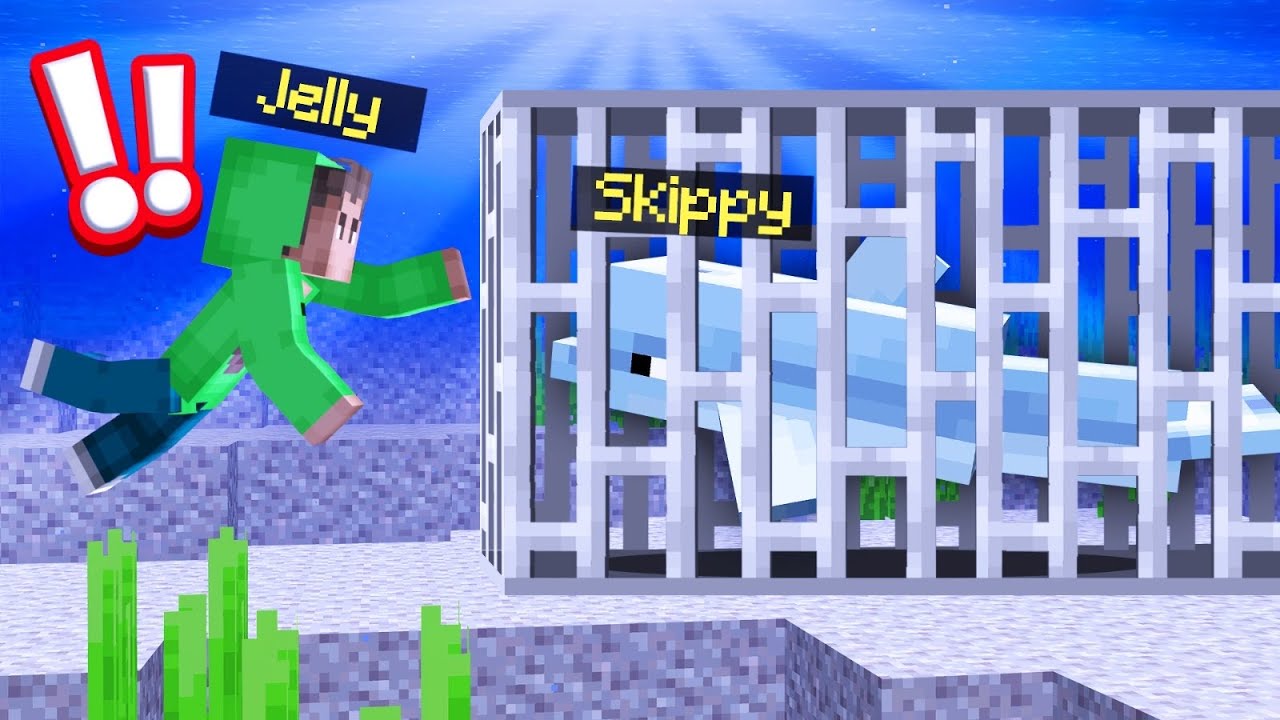 My PET DOLPHIN Got KIDNAPPED In MINECRAFT SURVIVAL ISLAND