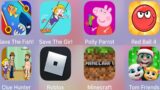 Save The Girl,Peppa Pig Polly Parrot,RedBall4,Clue Hunter,Roblox,Minecraft,Tom Friends,Save The Fish