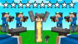 Surviving MINECRAFT With 10 STAR WANTED LEVEL!
