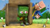 The minecraft life of Steve and Alex | Child abandonment  Zombie | Minecraft animation