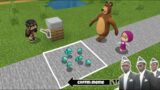 Traps for Masha and the Bear in Minecraft Part 2 – Coffin Meme