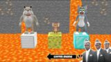 Who to Save Tom or Jerry or Spike in Minecraft – Coffin Meme