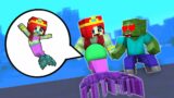 Zombie Mermaid & Zombie Have a BABY! – Funny Minecraft Life Animation