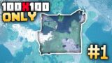 Can You Actually Beat Minecraft in a 100×100 World? (#1)
