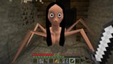 DON'T watch at SPIDER MOMO in MINECRAFT By SCOOBY CRAFT